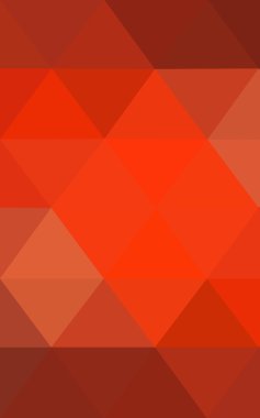 Üçgenler ve degrade origami tarzı oluşur kırmızı köşeli tasarım deseni.