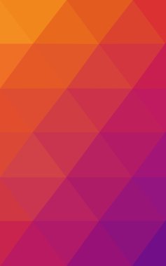 Üçgenler ve degrade origami tarzı oluşur çok renkli pembe, sarı poligonal tasarım deseni.