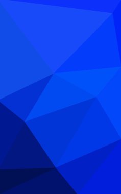 Üçgenler ve degrade origami tarzı oluşur mavi köşeli tasarım deseni.