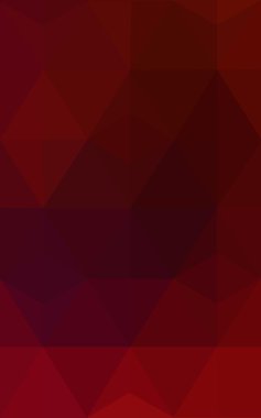 Üçgenler ve degrade origami tarzı oluşur koyu kırmızı köşeli tasarım deseni.