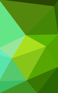 Üçgenler ve degrade origami tarzı oluşur yeşil köşeli tasarım deseni.