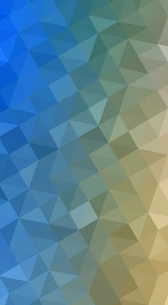 Multicolor green, blue polygonal design illustration, which consist of triangles and gradient in origami style.