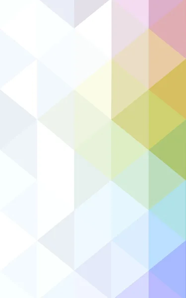 Leichtes mehrfarbiges polygonales Designmuster, das aus Dreiecken und Farbverlauf im Origami-Stil besteht — Stockfoto