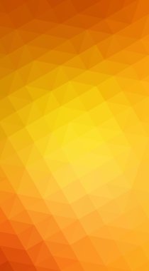 Üçgenler ve degrade origami tarzı oluşur turuncu poligonal tasarım illüstrasyon.