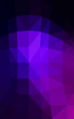 Üçgenler ve degrade origami tarzı oluşur koyu pembe, mavi köşeli tasarım deseni