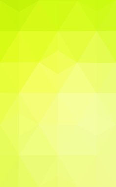 Üçgenler ve degrade origami tarzı oluşur çok renkli yeşil, sarı, turuncu poligonal tasarım deseni.