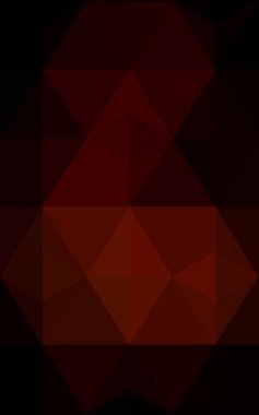 Üçgenler ve degrade origami tarzı oluşur koyu kırmızı köşeli tasarım deseni.