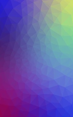 Üçgenler ve degrade origami tarzı oluşur çok renkli köşeli tasarım deseni.