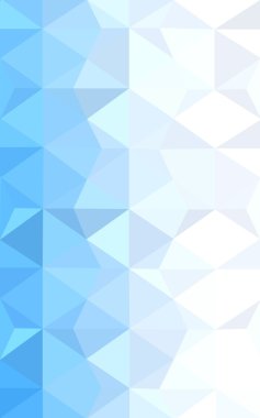 Üçgenler ve degrade origami tarzı oluşur mavi köşeli tasarım deseni.