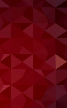 Üçgenler ve degrade origami tarzı oluşur koyu kırmızı köşeli tasarım deseni.