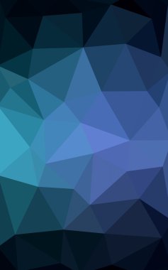 Üçgenler ve degrade origami tarzı oluşur koyu mavi, yeşil köşeli tasarım deseni