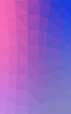 Üçgenler ve degrade origami tarzında oluşan hafif mor pembe poligonal tasarım deseni