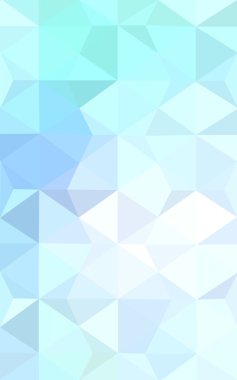 Üçgenler ve degrade origami tarzı oluşur mavi köşeli tasarım deseni.