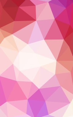 Kırmızı, sarı poligonal tasarım deseni, hangi üçgenler ve degrade origami tarzında oluşan ışık