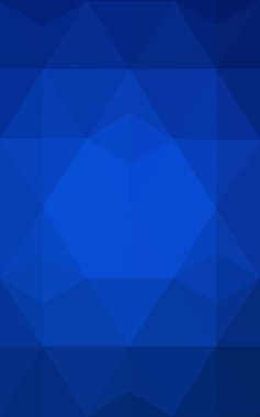 Üçgenler ve degrade origami tarzı oluşur koyu mavi köşeli tasarım deseni.