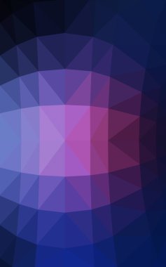 Üçgenler ve degrade origami tarzı oluşur koyu pembe, mavi köşeli tasarım deseni