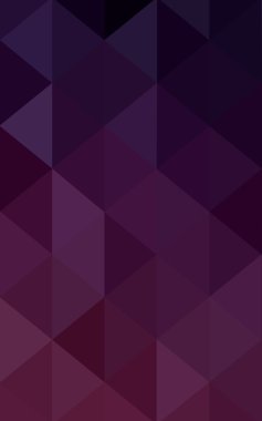 Üçgenler ve degrade origami tarzında oluşan koyu mor kenarlı tasarım deseni