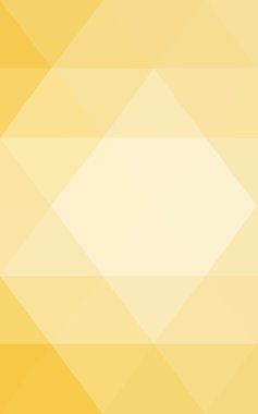 Üçgenler ve degrade origami tarzında oluşan sarı poligonal tasarım deseni.