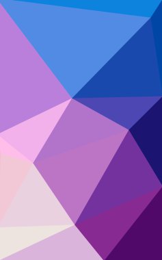 Üçgenler ve degrade origami tarzı oluşur çok renkli pembe, mavi köşeli tasarım deseni.