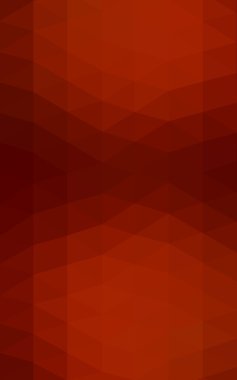 Üçgenler ve degrade origami tarzı oluşur koyu kırmızı köşeli tasarım deseni