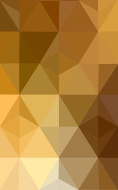 Degrade, arka planda origami stil ve üçgen oluşur turuncu poligonal desen.