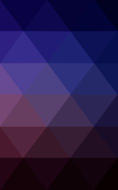 Üçgenler ve degrade origami tarzı oluşur çok renkli koyu pembe, mavi köşeli tasarım deseni.