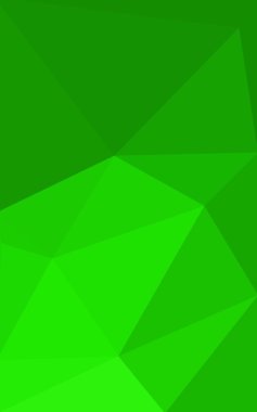 Üçgenler ve degrade origami tarzı oluşur yeşil köşeli tasarım deseni.