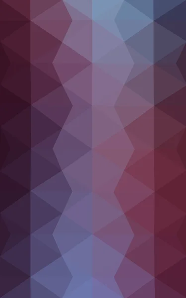 Dark purple polygonal design pattern, which consist of triangles and gradient in origami style. — Stock Photo, Image