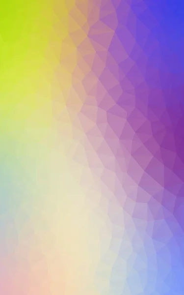 Patrón de diseño poligonal multicolor claro, que consiste en triángulos y gradiente en estilo origami —  Fotos de Stock