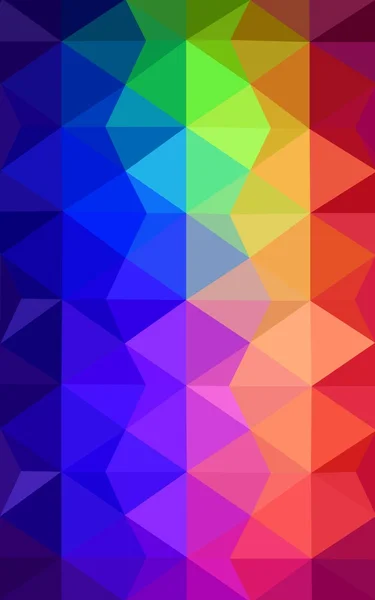 Multicolor ciemny wielokątne wzór, który składa się z trójkątów i gradientu w stylu origami. — Zdjęcie stockowe