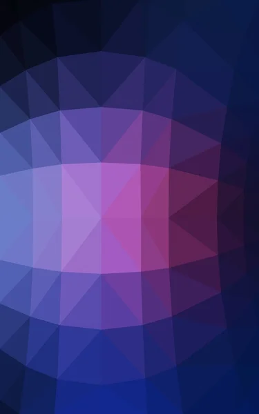 Σκούρο ροζ, μπλε πολυγωνικό design pattern, που αποτελείται από τρίγωνα και κλίση στο στυλ του origami — Φωτογραφία Αρχείου