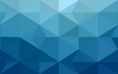 Üçgenler ve degrade origami tarzı oluşur mavi köşeli tasarım deseni.