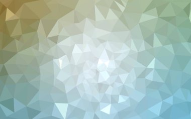 Üçgenler ve degrade origami tarzı oluşur yeşil köşeli tasarım deseni.