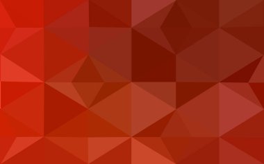 Üçgenler ve degrade origami tarzı oluşur kırmızı köşeli tasarım deseni.