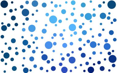 Açık mavi soyut daireler. Sanat vektör arka plan