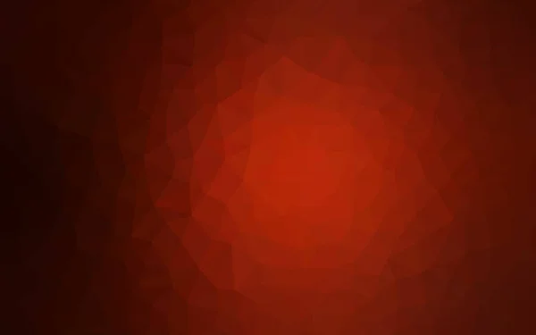 Modèle de conception polygonale rouge foncé, qui se composent de triangles et de dégradé dans le style origami — Image vectorielle