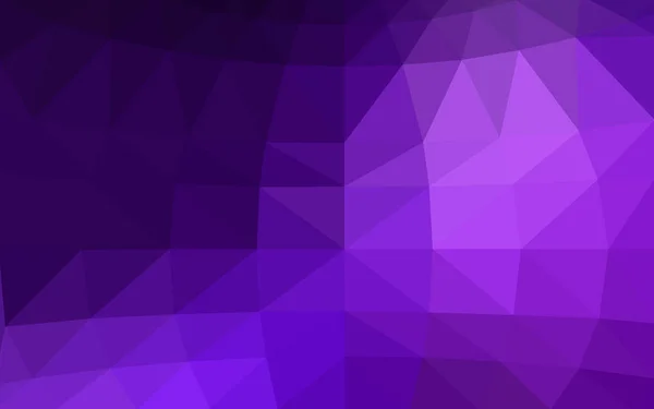 Patrón de diseño poligonal púrpura claro, que consiste en triángulos y gradiente en estilo origami — Archivo Imágenes Vectoriales