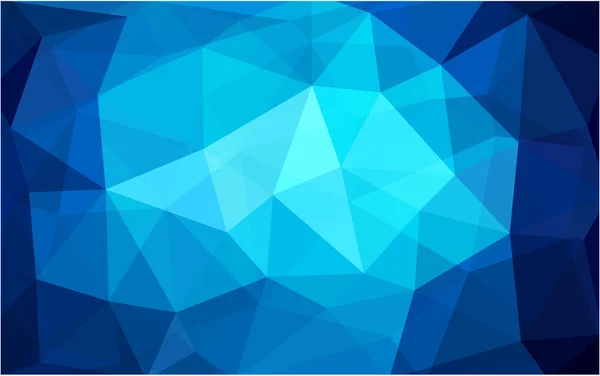 Wzorzec ciemny niebieski projekt wielokąta, który składa się z trójkątów — Wektor stockowy