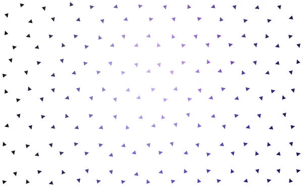 色の三角形で構成される抽象的な幾何学的な背景の暗い紫. — ストックベクタ