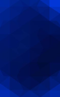 Üçgenler ve degrade origami tarzı oluşur koyu mavi köşeli tasarım deseni.