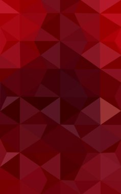 Üçgenler ve degrade origami tarzı oluşur koyu kırmızı köşeli tasarım deseni.