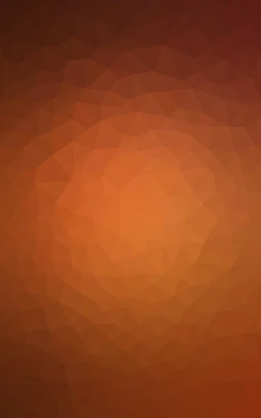Lekka konstrukcja wielokątne pomarańczowy wzór. Składa się z trójkątów i gradientu w stylu origami. — Zdjęcie stockowe