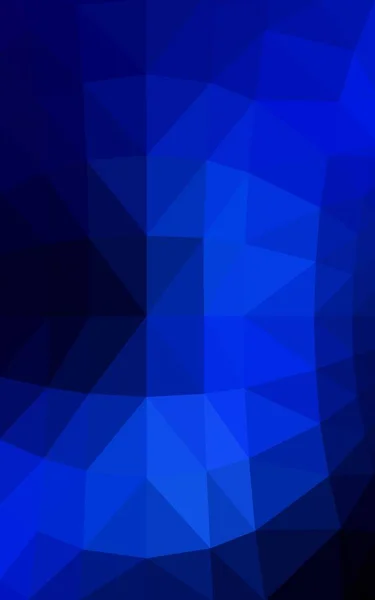 Donker blauw abstracte mozaïek achtergrond. — Stockfoto