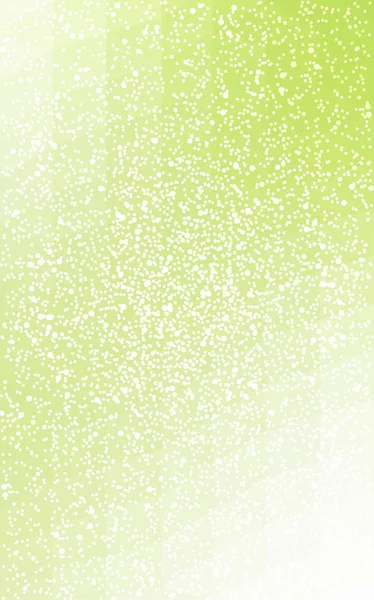 Ljus grön gul nyår crystal bakgrund med snöflingor. — Stockfoto