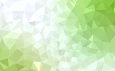 Üçgenler ve degrade origami tarzı oluşur çok renkli yeşil, sarı, turuncu poligonal tasarım deseni.