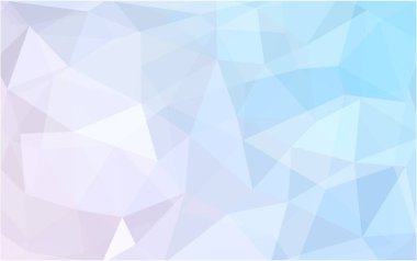 Açık pembe mavi soyut mozaik renkli.