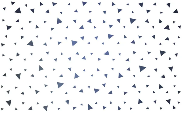 Light BLUE vector abstract pattern made up of colored triangles on white background. — Stock Vector