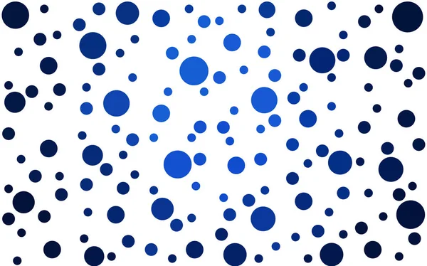 DARK BLUE Abstract Circles. Art Vector Background — Stock Vector