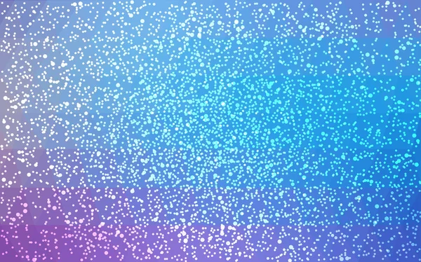 Bleu rose clair vecteur carte postale de Noël fond bas polygone . — Image vectorielle