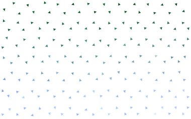 Renkli üçgen oluşan açık mavi yeşil vektör soyut geometrik renkli.